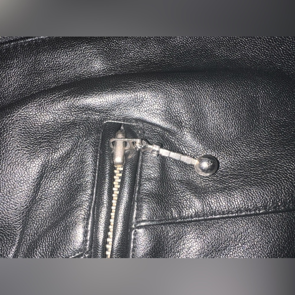Easy rider leather vest like new - Picture 10 of 11